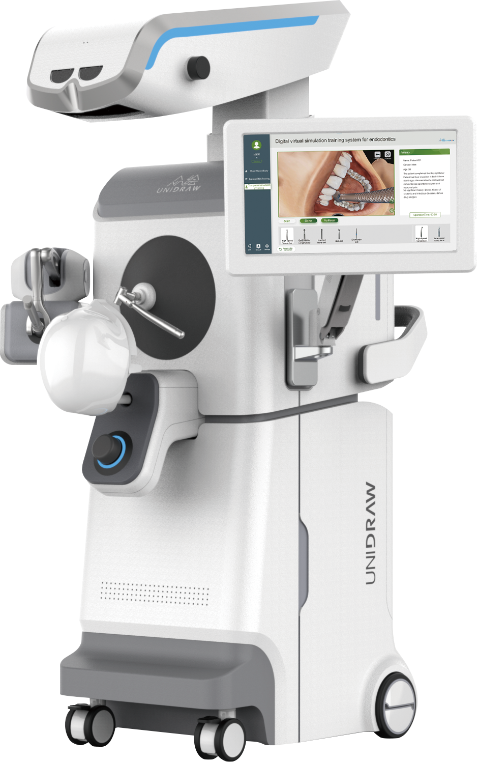 UNI Dental 4.0 dual-haptic simulator with phantom head